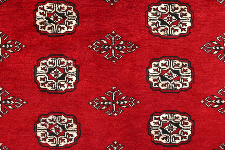 Firebrick Bokhara 6' 6 x 8' 4 - No. 59751 - ALRUG Rug Store