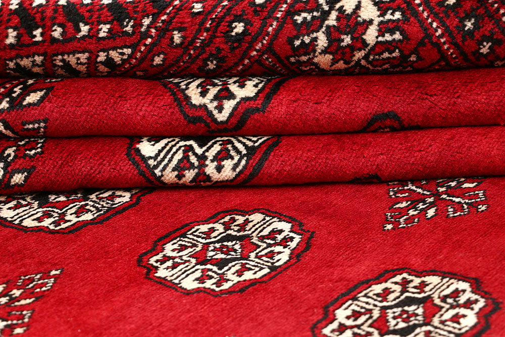 Firebrick Bokhara 6' 6 x 8' 4 - No. 59751 - ALRUG Rug Store