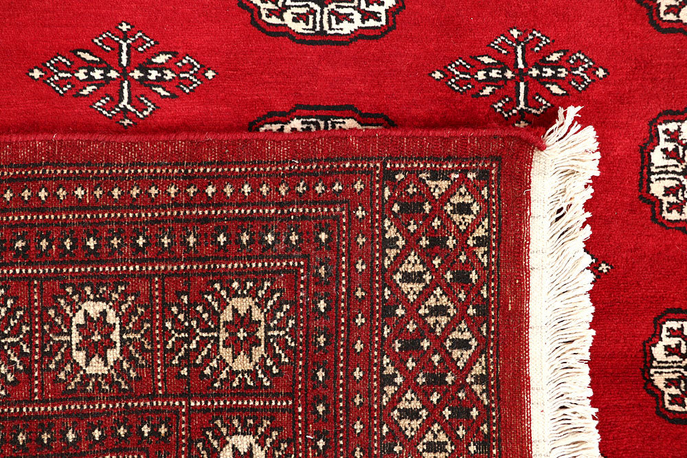 Firebrick Bokhara 6' 6 x 8' 4 - No. 59751 - ALRUG Rug Store