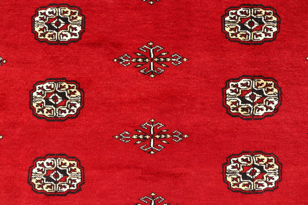 Firebrick Bokhara 6' 7 x 8' 5 - No. 59753 - ALRUG Rug Store