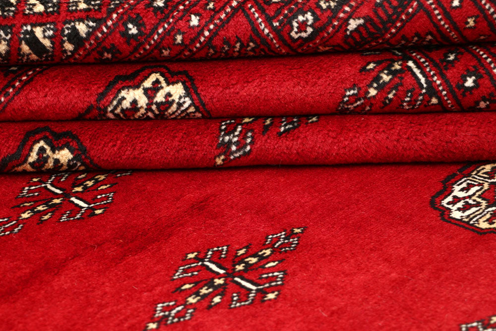 Firebrick Bokhara 6' 7 x 8' 5 - No. 59753 - ALRUG Rug Store