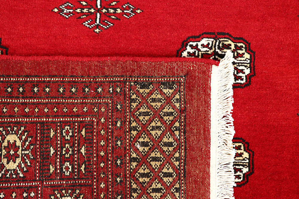 Firebrick Bokhara 6' 7 x 8' 5 - No. 59753 - ALRUG Rug Store