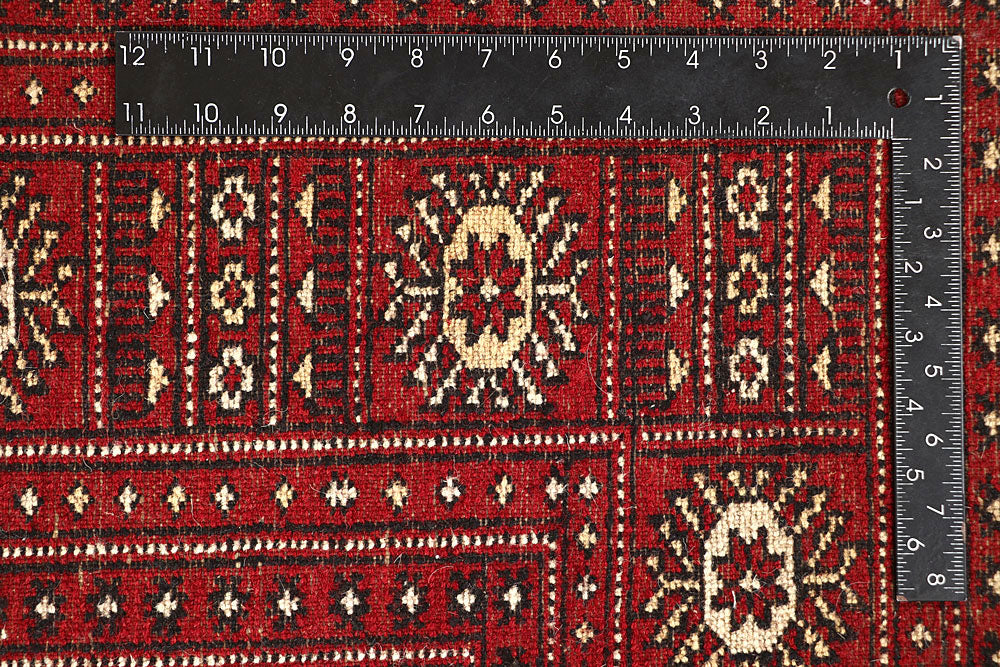 Firebrick Bokhara 6' 7 x 8' 5 - No. 59753 - ALRUG Rug Store