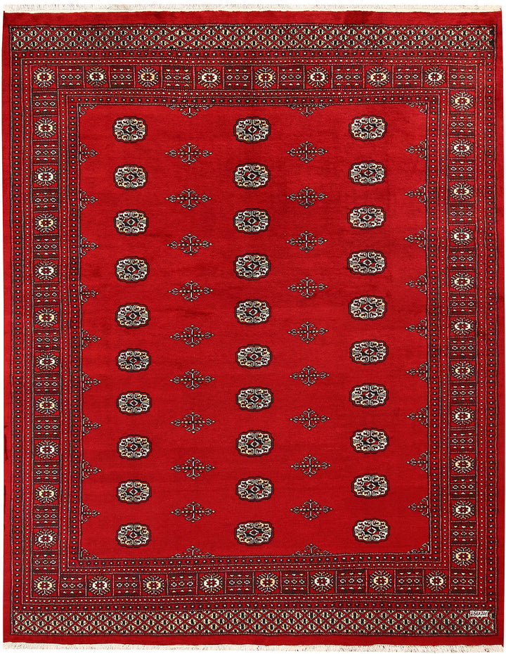 Firebrick Bokhara 6' 7 x 8' 5 - No. 59753 - ALRUG Rug Store