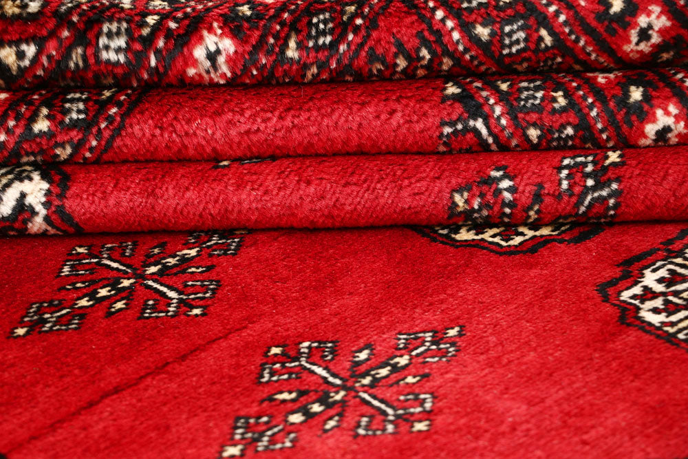 Firebrick Bokhara 6' 8 x 8' 10 - No. 59755 - ALRUG Rug Store