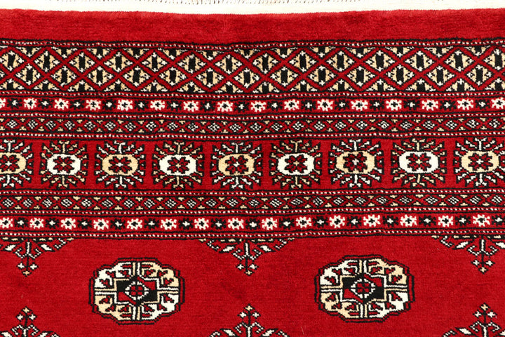 Firebrick Bokhara 6' 6 x 8' - No. 59756 - ALRUG Rug Store