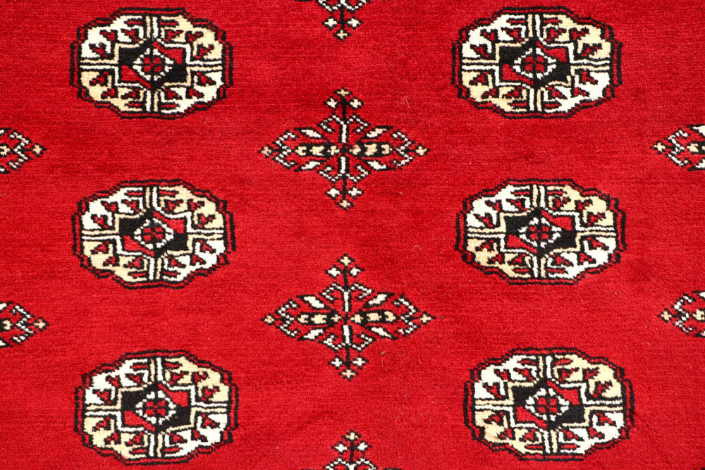 Firebrick Bokhara 6' 6 x 8' - No. 59756 - ALRUG Rug Store