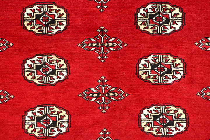 Firebrick Bokhara 6' 6 x 8' - No. 59756 - ALRUG Rug Store
