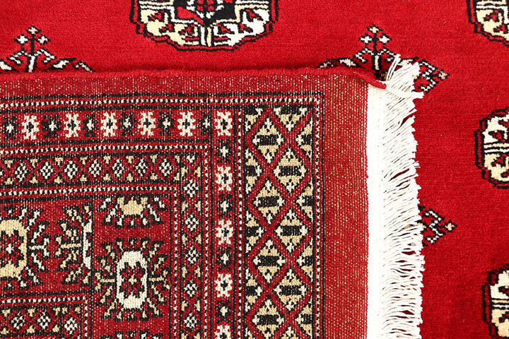 Firebrick Bokhara 6' 6 x 8' - No. 59756 - ALRUG Rug Store