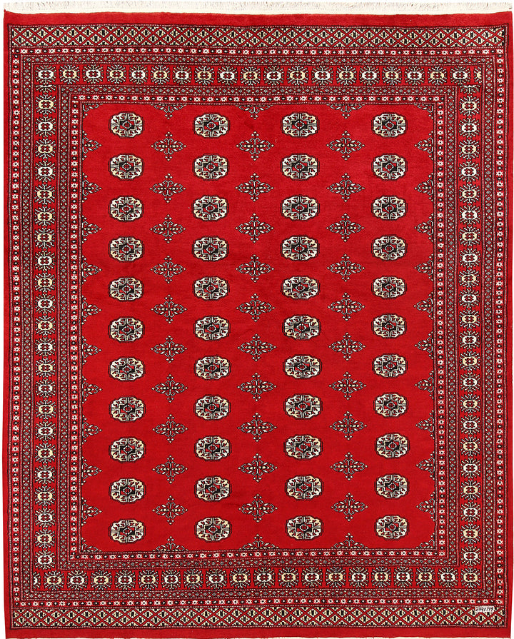 Firebrick Bokhara 6' 6 x 8' - No. 59756 - ALRUG Rug Store