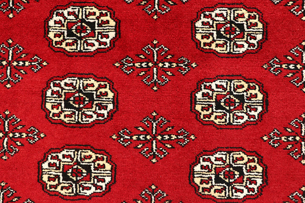 Firebrick Bokhara 6' 5 x 8' 3 - No. 59757 - ALRUG Rug Store