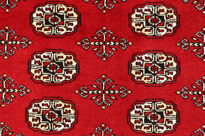 Firebrick Bokhara 6' 5 x 8' 3 - No. 59757 - ALRUG Rug Store