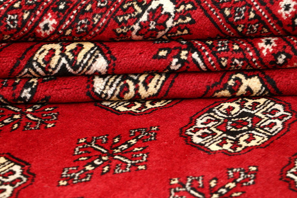 Firebrick Bokhara 6' 5 x 8' 3 - No. 59757 - ALRUG Rug Store