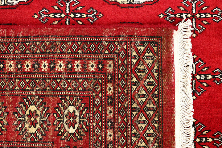 Firebrick Bokhara 6' 5 x 8' 3 - No. 59757 - ALRUG Rug Store