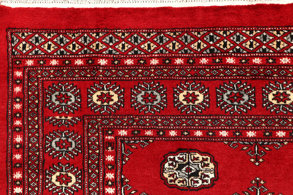 Firebrick Bokhara 6' 6 x 8' 1 - No. 59758 - ALRUG Rug Store