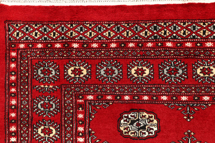 Firebrick Bokhara 6' 6 x 8' 1 - No. 59758 - ALRUG Rug Store