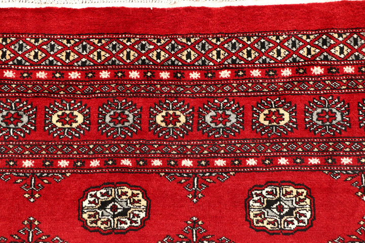 Firebrick Bokhara 6' 6 x 8' 1 - No. 59758 - ALRUG Rug Store