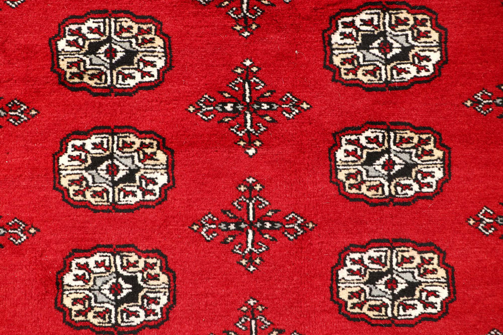Firebrick Bokhara 6' 6 x 8' 1 - No. 59758 - ALRUG Rug Store