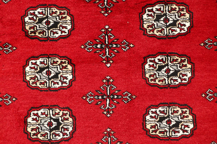 Firebrick Bokhara 6' 6 x 8' 1 - No. 59758 - ALRUG Rug Store
