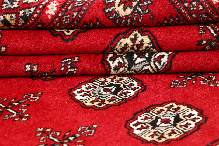 Firebrick Bokhara 6' 6 x 8' 1 - No. 59758 - ALRUG Rug Store