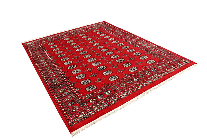 Firebrick Bokhara 6' 6 x 8' 1 - No. 59758 - ALRUG Rug Store