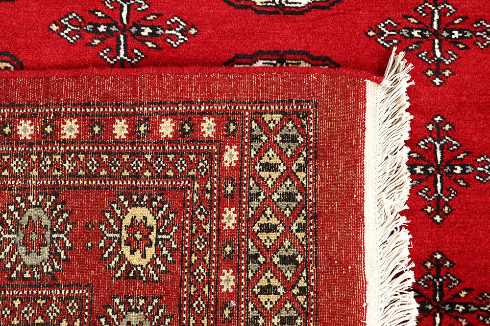 Firebrick Bokhara 6' 6 x 8' 1 - No. 59758 - ALRUG Rug Store