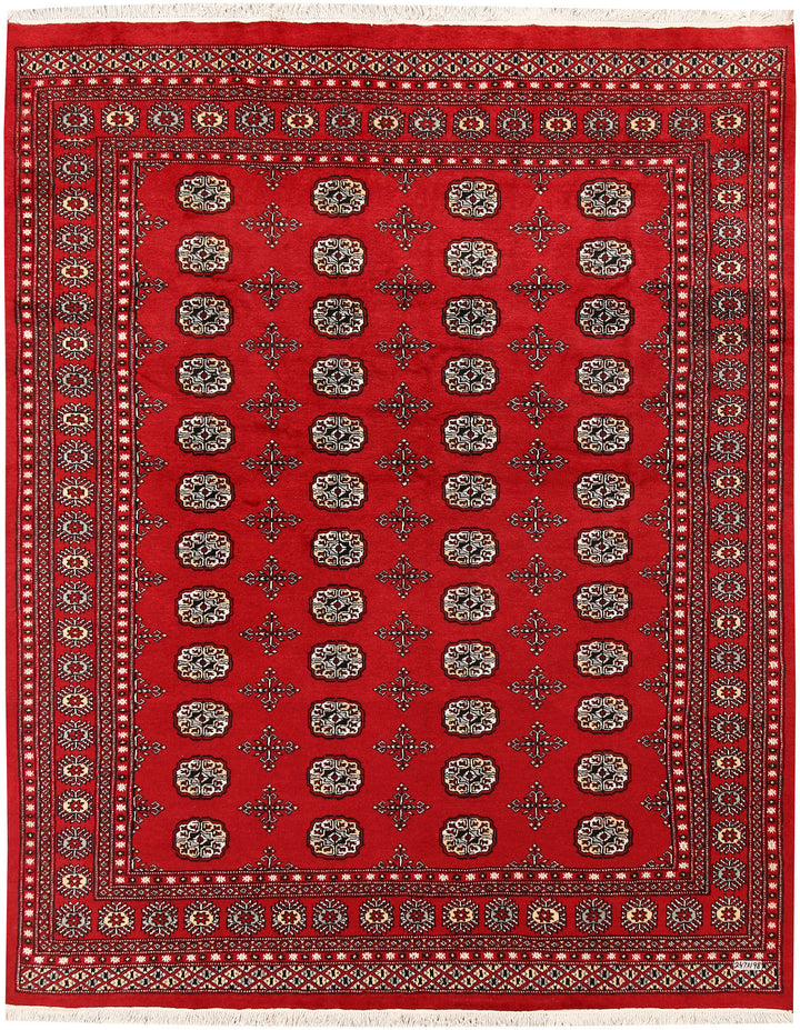 Firebrick Bokhara 6' 6 x 8' 1 - No. 59758 - ALRUG Rug Store