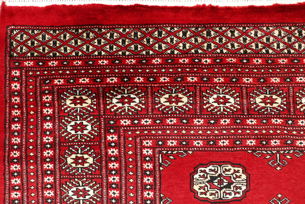 Firebrick Bokhara 6' 7 x 8' 5 - No. 59759 - ALRUG Rug Store