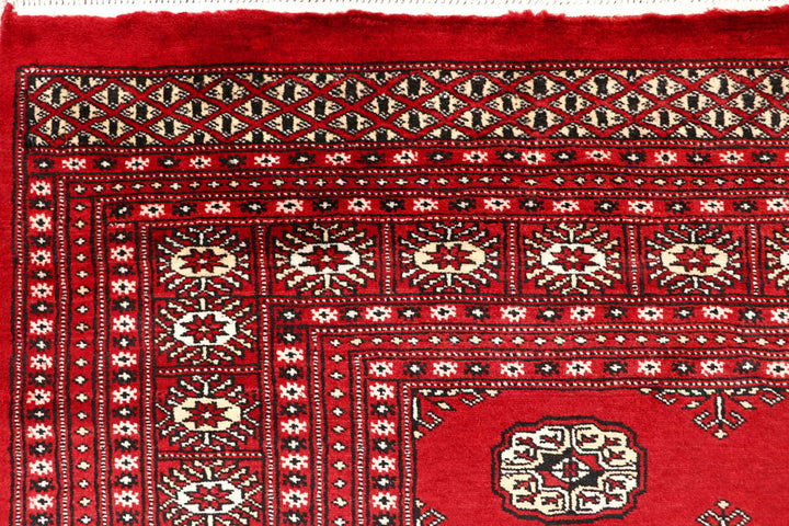 Firebrick Bokhara 6' 7 x 8' 5 - No. 59759 - ALRUG Rug Store
