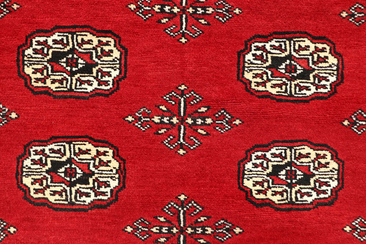 Firebrick Bokhara 6' 7 x 8' 5 - No. 59759 - ALRUG Rug Store