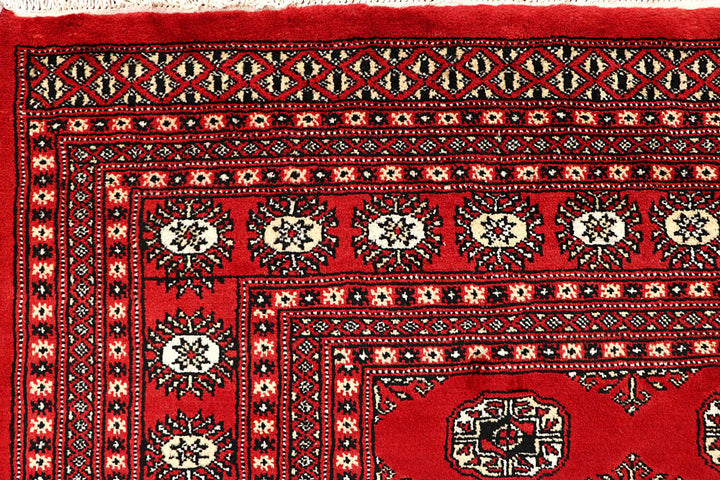 Firebrick Bokhara 6' 6 x 8' 8 - No. 59760 - ALRUG Rug Store
