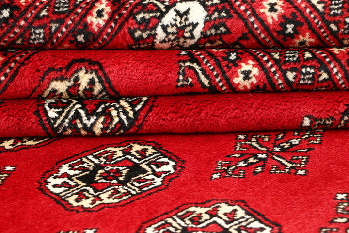 Firebrick Bokhara 6' 6 x 8' 8 - No. 59760 - ALRUG Rug Store