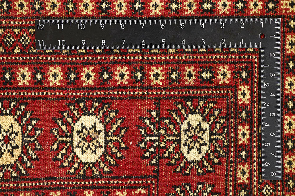 Firebrick Bokhara 6' 6 x 8' 8 - No. 59760 - ALRUG Rug Store
