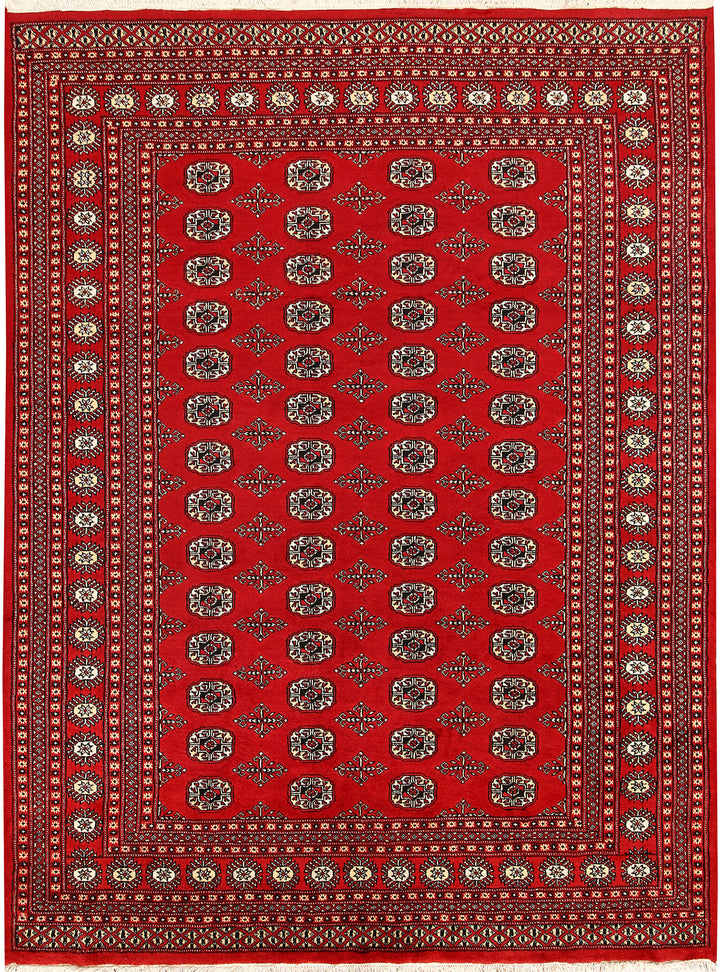 Firebrick Bokhara 6' 6 x 8' 8 - No. 59760 - ALRUG Rug Store