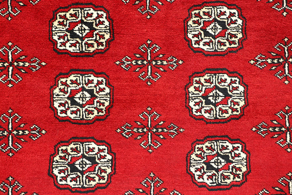 Firebrick Bokhara 6' 8 x 8' 6 - No. 59761 - ALRUG Rug Store