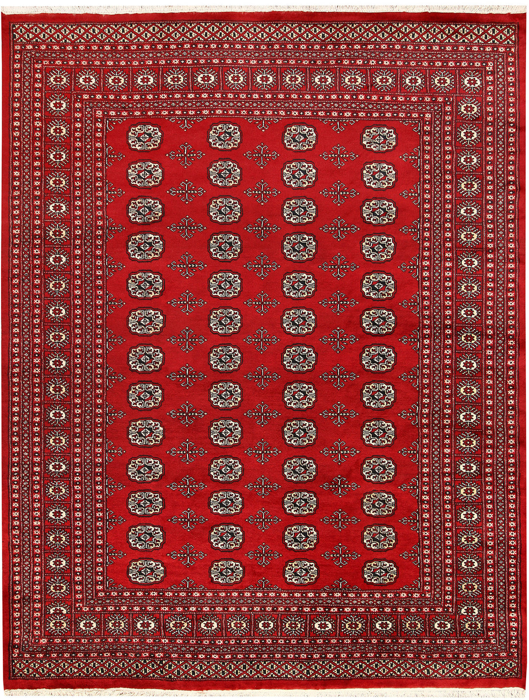 Firebrick Bokhara 6' 8 x 8' 6 - No. 59761 - ALRUG Rug Store