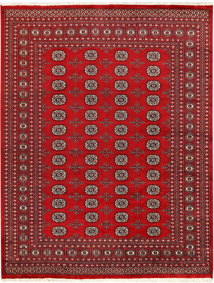 Firebrick Bokhara 6' 8 x 8' 6 - No. 59761 - ALRUG Rug Store