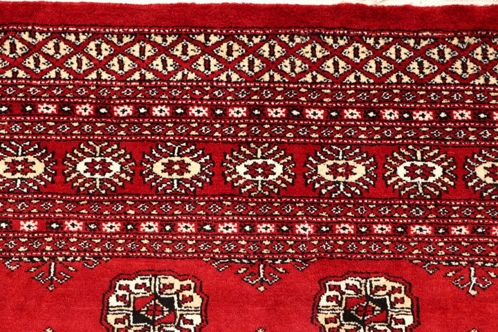 Firebrick Bokhara 6' 6 x 8' 2 - No. 59762 - ALRUG Rug Store