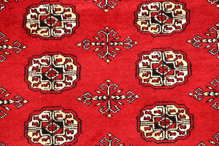 Firebrick Bokhara 6' 6 x 8' 2 - No. 59762 - ALRUG Rug Store