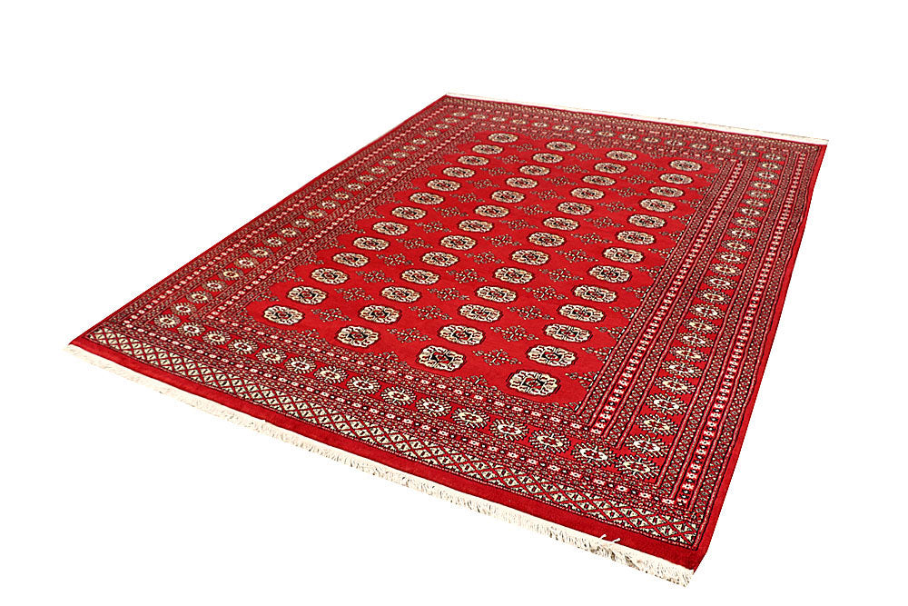 Firebrick Bokhara 6' 6 x 8' 2 - No. 59762 - ALRUG Rug Store