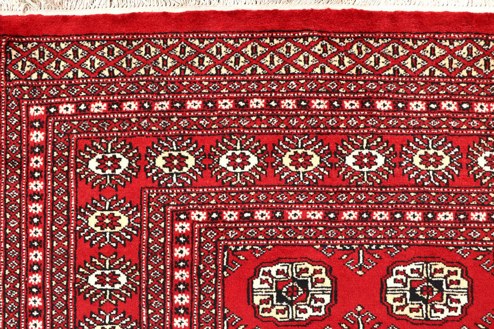 Firebrick Bokhara 6' 5 x 8' 8 - No. 59763 - ALRUG Rug Store