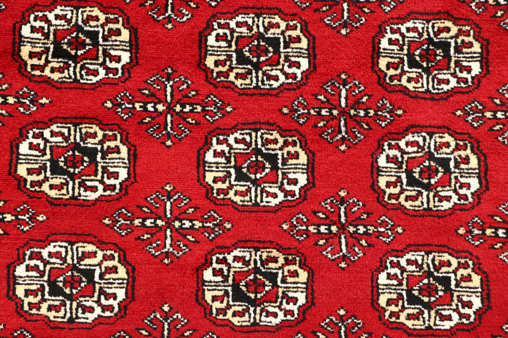 Firebrick Bokhara 6' 5 x 8' 8 - No. 59763 - ALRUG Rug Store