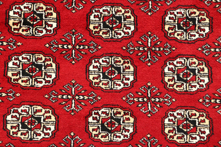 Firebrick Bokhara 6' 5 x 8' 8 - No. 59763 - ALRUG Rug Store