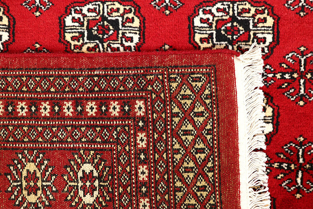 Firebrick Bokhara 6' 5 x 8' 8 - No. 59763 - ALRUG Rug Store