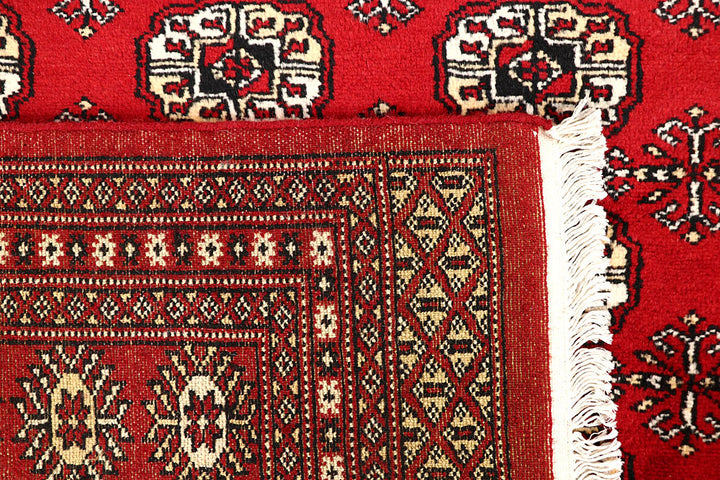 Firebrick Bokhara 6' 5 x 8' 8 - No. 59763 - ALRUG Rug Store