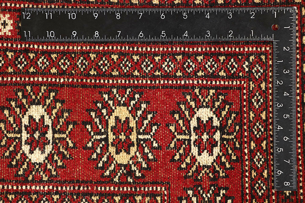 Firebrick Bokhara 6' 5 x 8' 8 - No. 59763 - ALRUG Rug Store