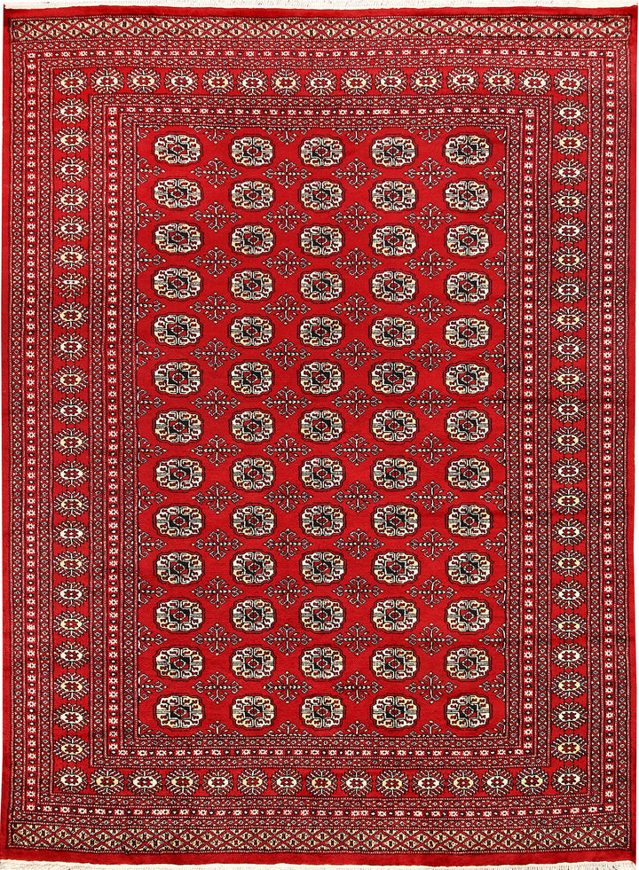 Firebrick Bokhara 6' 5 x 8' 8 - No. 59763 - ALRUG Rug Store