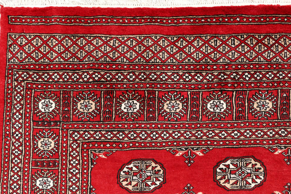 Firebrick Bokhara 6' 7 x 8' 2 - No. 59764 - ALRUG Rug Store