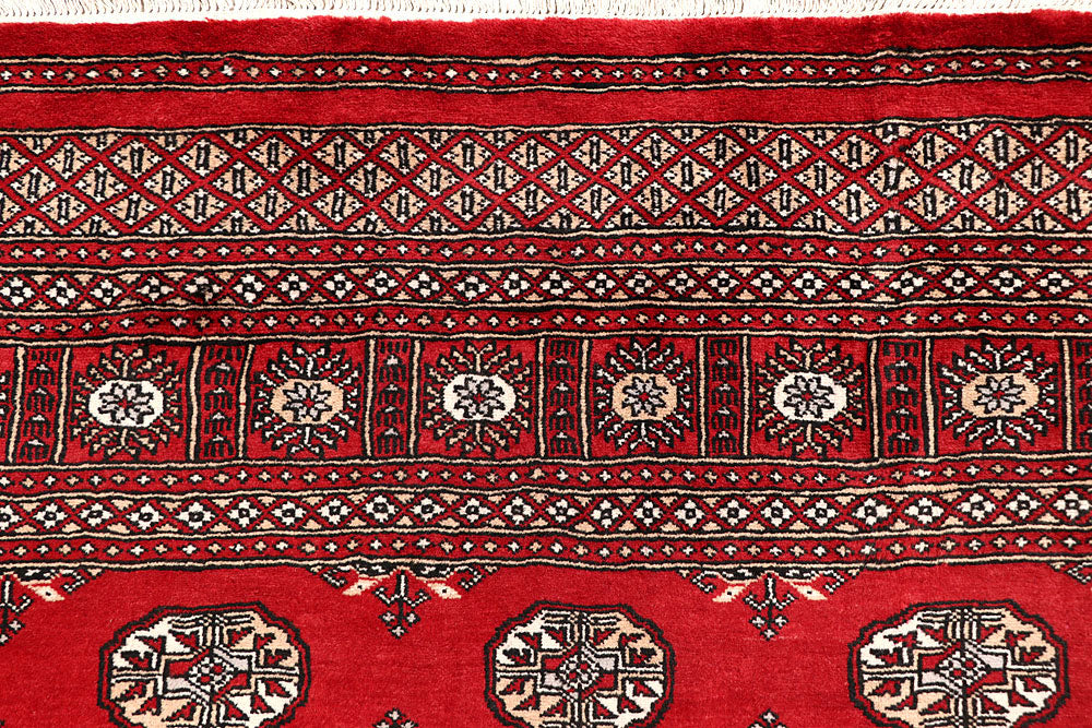 Firebrick Bokhara 6' 7 x 8' 2 - No. 59764 - ALRUG Rug Store