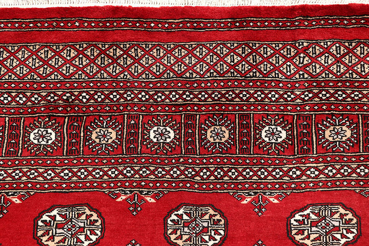 Firebrick Bokhara 6' 7 x 8' 2 - No. 59764 - ALRUG Rug Store